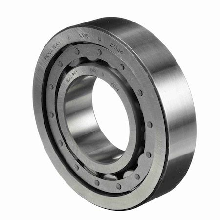 Rollway Cylindrical Bearing - Caged Roller - Straight Bore - Unsealed, L-1315-U L-1315-U;ROL